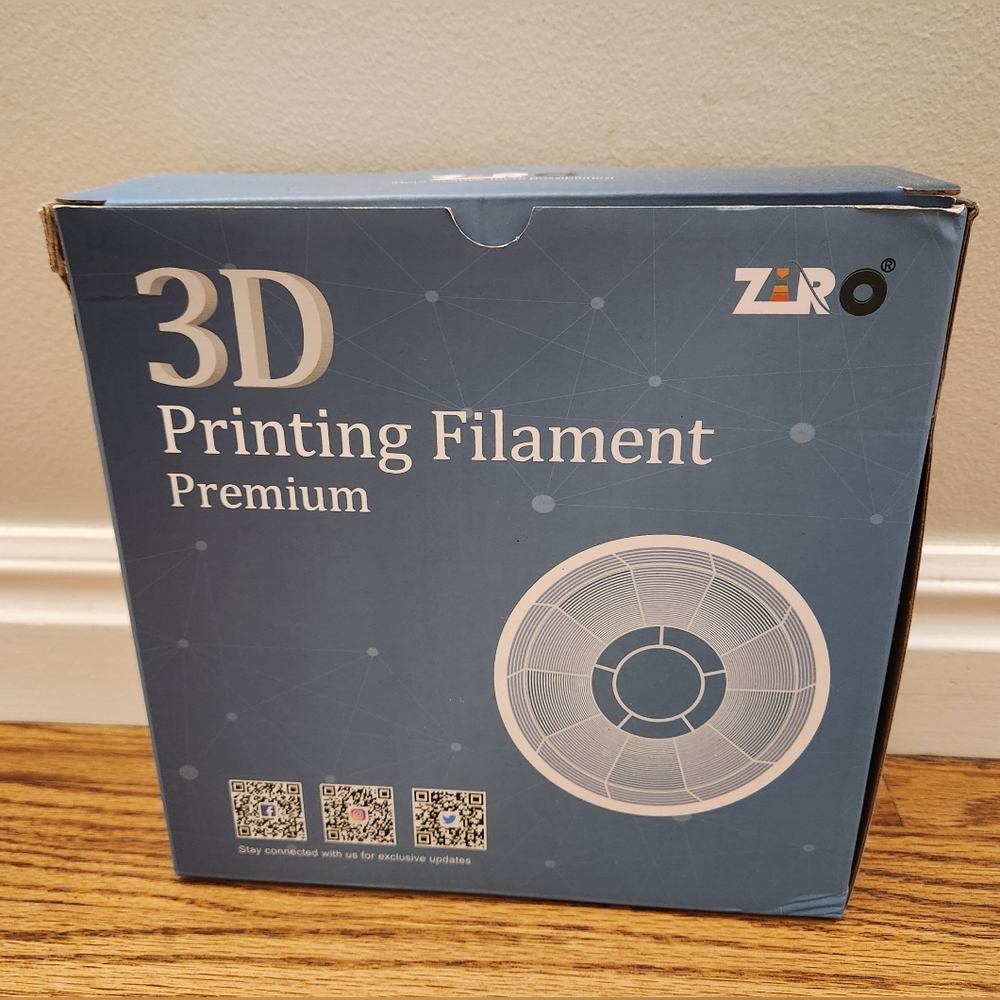 New In Box 3D Printing Filament 1.75MM Premium Ziro Silk